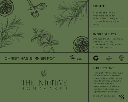 Christmas Simmer Pot Natural Home Fragrance